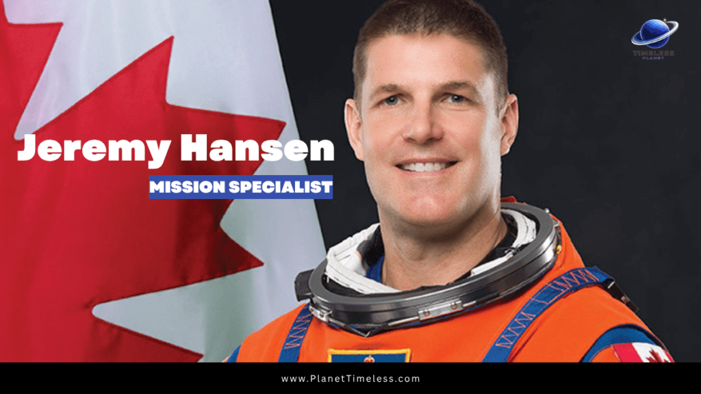 nasa artemis 2 crew Mission Specialist,  Jeremy Hansen